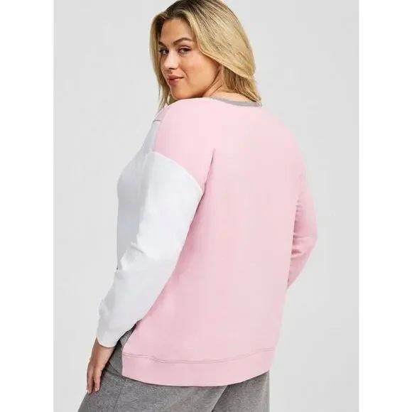 NWT TORRID Super Soft Fleece Crew Neck Drop Shoulder  Sweatshirt Plus Size 1 - Picture 3 of 12